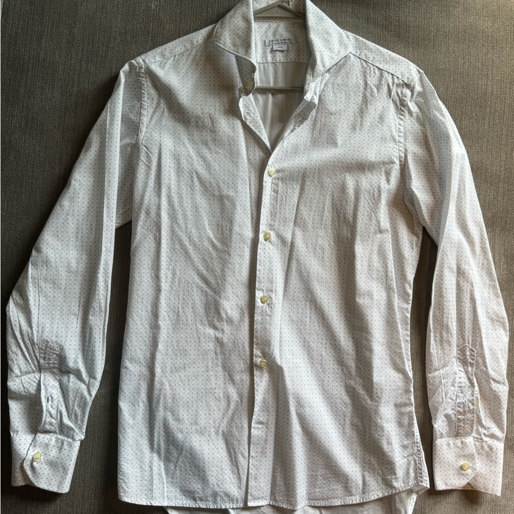 White Patterned Button Down - image 1